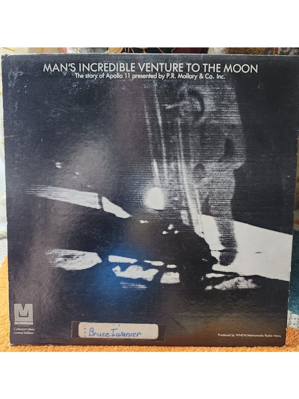 Man's Incredible Venture To The Moon- Apollo 11 Metromedia Records MSP 50002